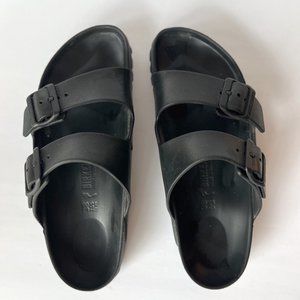 Birkenstock Black Foam Arizona Ava Double Strap Sandals Size 38